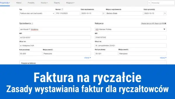 Ryczałt Ewidencjonowany: Samodzielna Księgowość Krok po Kroku